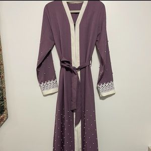 Purple abaya in size small